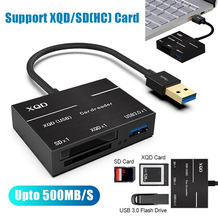 Type-C к XQD/SD кард-ридер USB-C концентратор высокоскоростной USB3.0 компьютерный набор адаптер для sony серии G Lexar XQD поддержка горячей замены