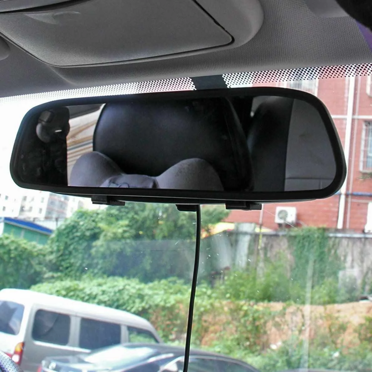 2,4 ГГц Беспроводная Автомобильная резервная камера заднего вида 5 дюймов ЖК-монитор зеркало IP67 водонепроницаемая автомобильная камера заднего вида Парковка Обратный комплект