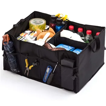 

Black Folding Storage Bag Collapsible Car Trunk Organizer Case Big Capacity Toys Food Container Wholesale