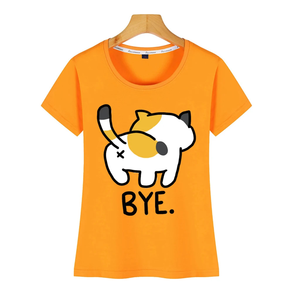 Tops T Shirt Women Neko Atsume Sass Hip Hop Vintage Print Female Shirt