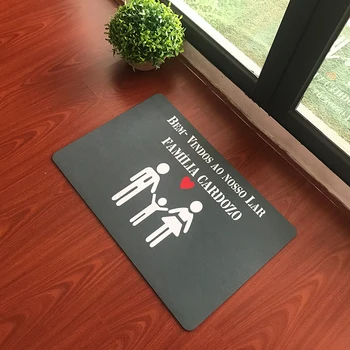 

Customized Funny Mat Doormat For Your House Can Print Your Family Name Entrance Door Welcome Mats for Front Door
