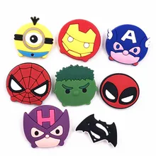 1 шт. значок героя мультфильма булавка Marvel брошь с символикой Мстителей ПВХ значки по индивидуальному заказу рюкзак булавки "Сумка" самодельные Украшения значок на шарф шляпа