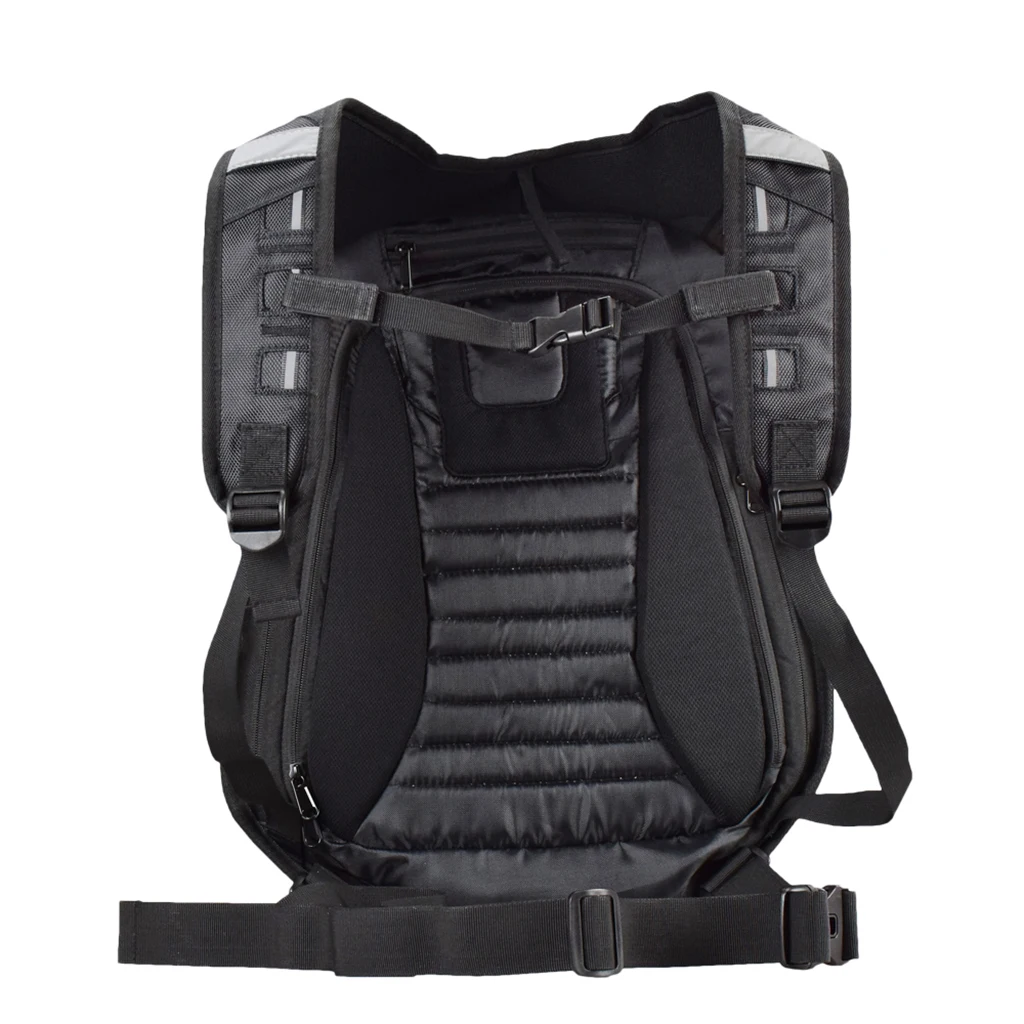 Black Hard Shell Case / Motorcycle Sport Bike Laptop Backpack