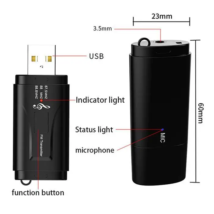 Aux Bluetooth 3,5 мм USB беспроводной автомобильный аудиоприемник A2DP музыкальный приемник адаптер для Android/IOS мобильный телефон Bluetooth автомобильный комплект