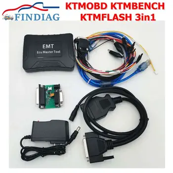 

Latest Release KTMOBD KTMBENCH KTMFLASH Professional ECU Programmer Function 3 In 1 EMT ECU Master Tool
