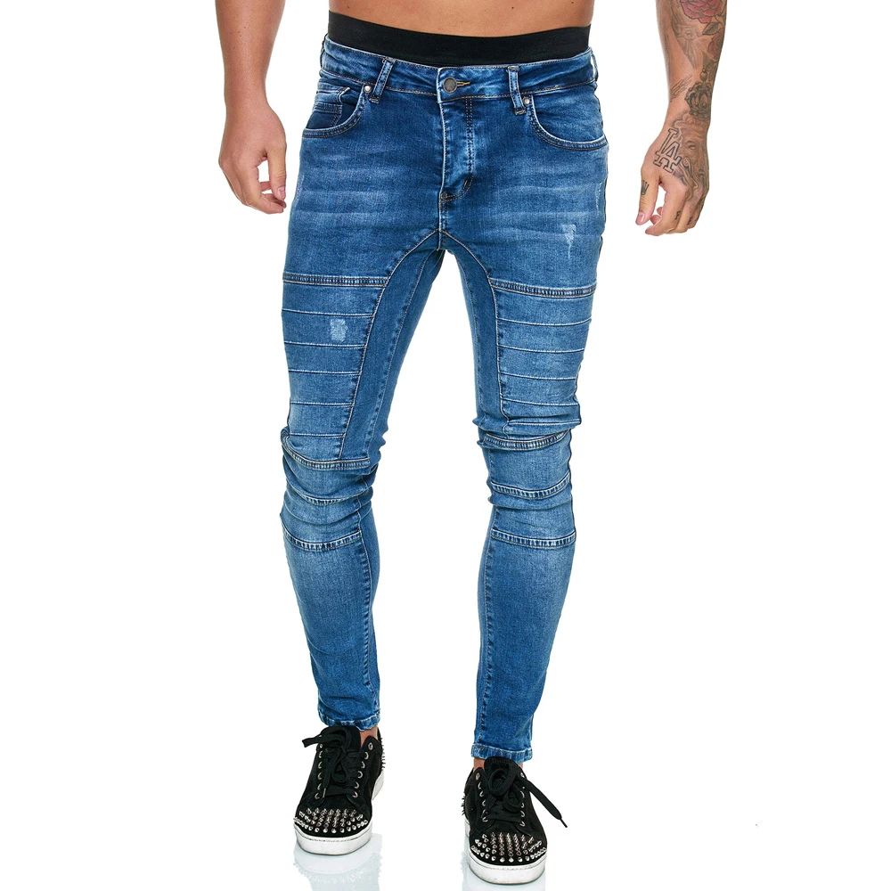 

Sknny Jeans Pencil Pants Joogger Men Clothing Denim Pants Blue Jeans Streetwear Trousers Casual Jeans for Men
