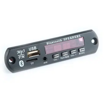 

Lossless Bluetooth MP3 WMA Decoder Board with Remote Control Audio Module Support AUX TF USB FM Radio For Car Accessory