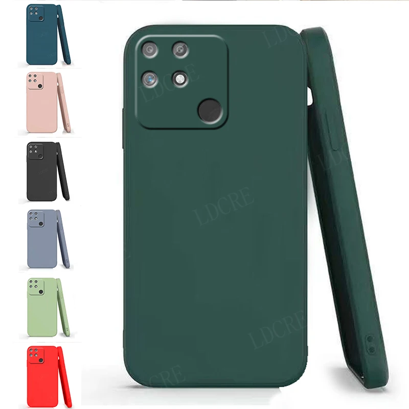 Per Cover Oppo Realme Narzo 50A Custodia Per Realme Narzo 50A Capas Custodia Morbida Antiurto In Tpu Per Realme Narzo 50I 50A Fundas