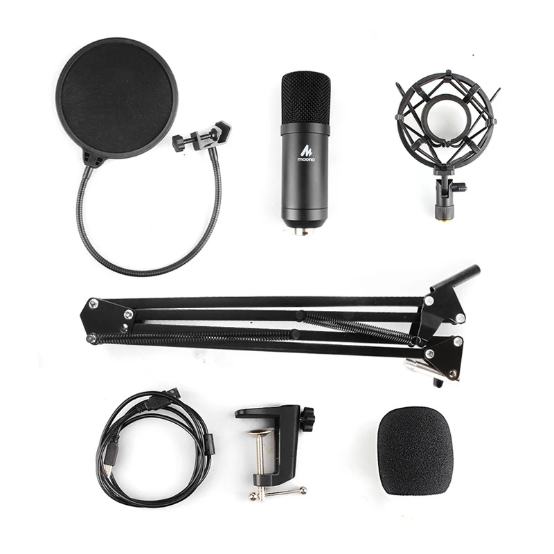 USB Microphone Kit 192KHZ/24BIT Plug & Play