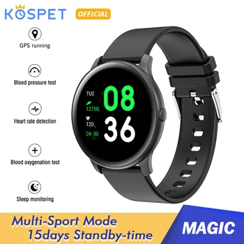 

KOSPET Magic Smart Watch KW19 Heart Rate Monitor Blood Pressur Measunment Remote Control Sport Fitness Smartwatch For Men Women