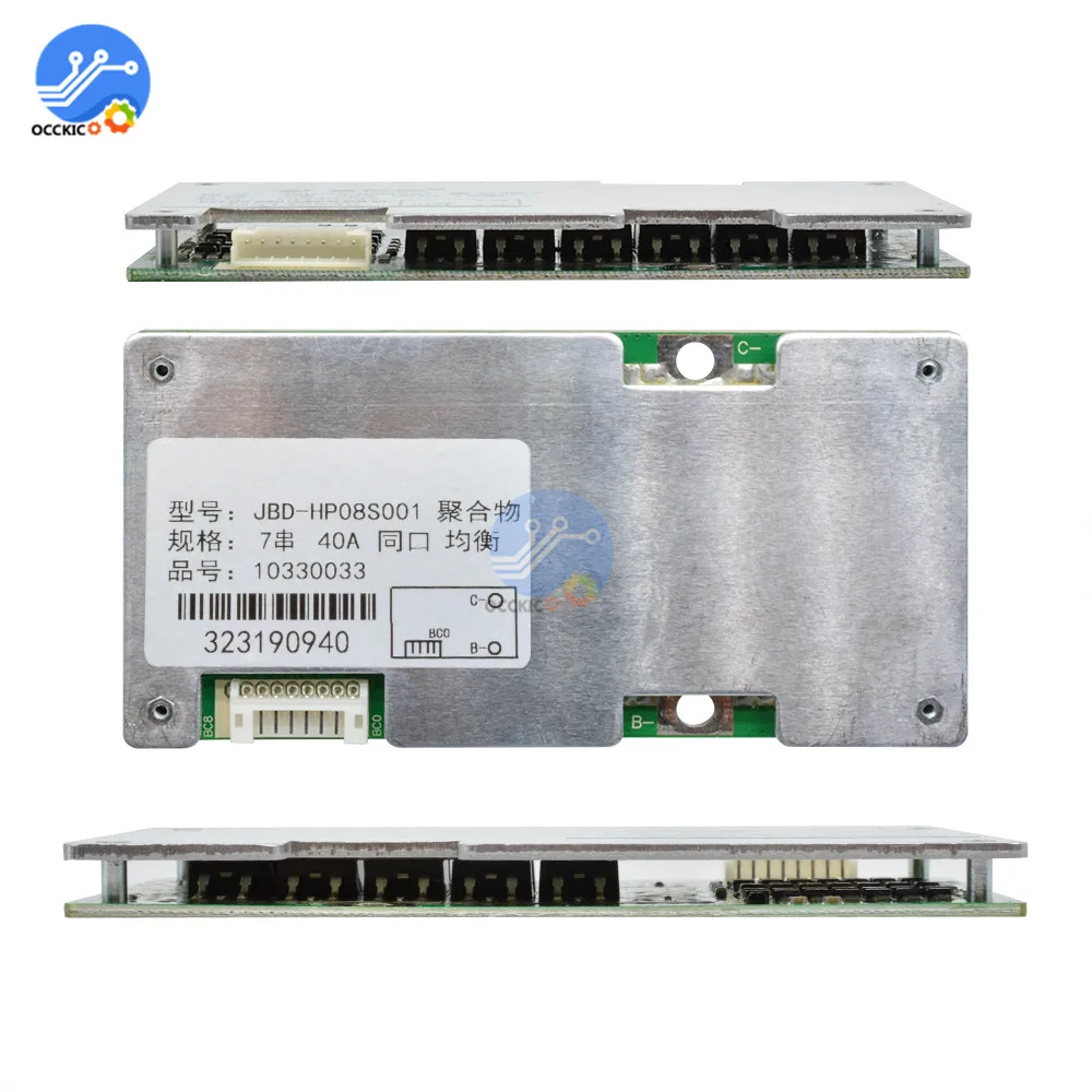 BMS 7S 24V 40A 18650 литиевая батарея защитная плата балансировочная Lipo li-ion BMS PCB эквалайзер плата питания аксессуары для зарядки