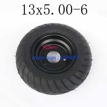

Hot Sale Good Quality GO KART KARTING Metal Hub ATV UTV Buggy 13X5.00-6 Inch Wheel Tubeless Tyre Tire