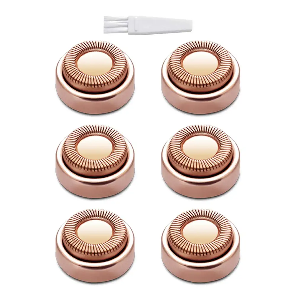 Facial Hair Remover Replacement Heads Generation 1 Single Halo 18K Rose Gold for Women's Facial Hair Remover 3pcs /6pcs /9pcs
