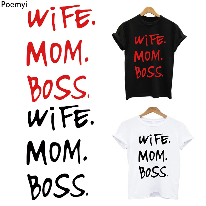 Poemyi Heat-sensitive Iron on Patches WIFE MOM BOSS Stripes Applique on Clothes Woman T-shirt Transfer Fusible Clothing Patch R
Poemyi Heat-sensitive Iron on Patches WIFE MOM BOSS Stripes Applique on Clothes Woman T-shirt Transfer Fusible Clothing Patch R
