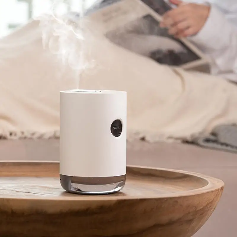 

1000ml Large Capacity Air Humidifier Dual battery USB Rechargeable Wireless Ultrasonic Aroma Water Mist Diffuser with LED Lamp