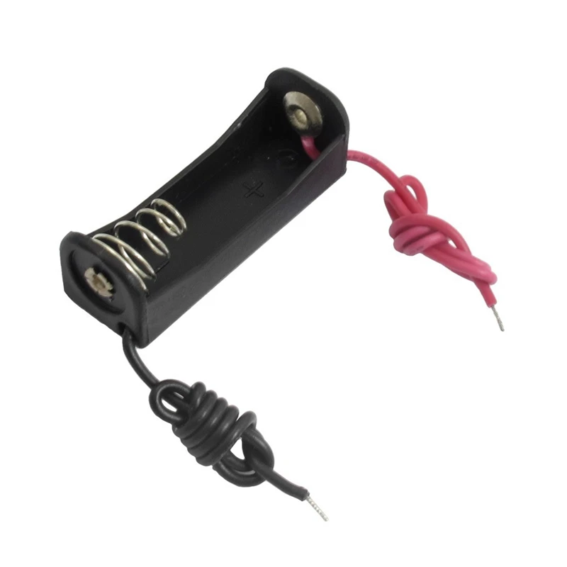 

Replacement 2 Color Cables Black Plastic 1 x 12V Battery Cell Case Holder