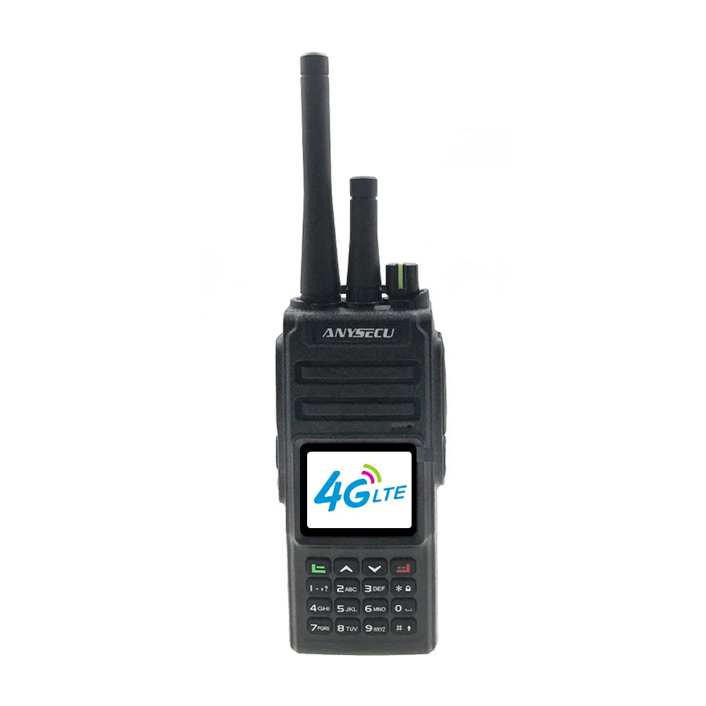 walkie talkie for sale Anysecu 4G Network Radio R-1560 Linux system work with Real-ptt Platform UHF Transceiver 400-520MHz 2800mAh Portable Radio 50 mile walkie talkie Walkie Talkie