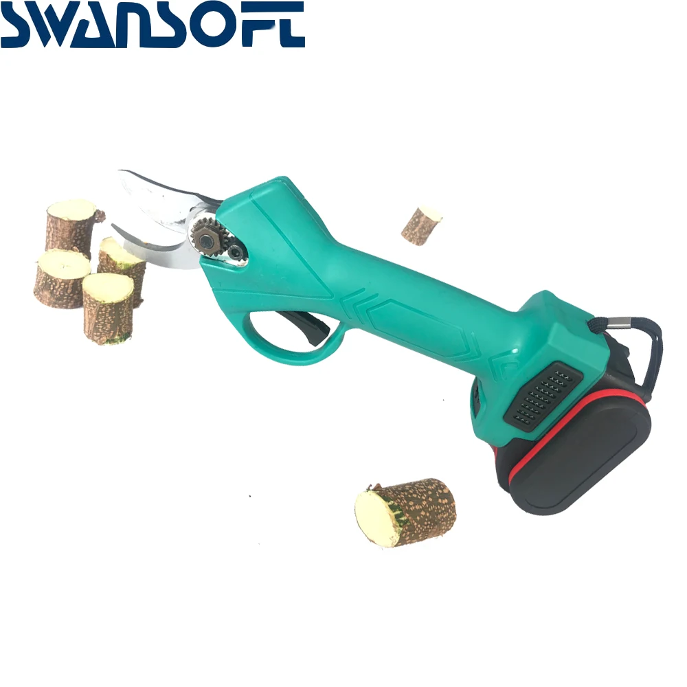 

Power Tools Li-ion Battery 0-25MM Cordless Secateur Branch Cutter Electric Fruit Pruning Tool