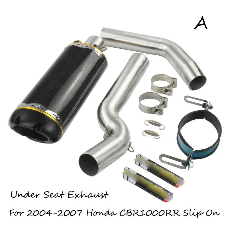 Для Honda 2013-2015 CBR600RR 2004-2007 CBR1000RR мотоцикл полная задняя система глушитель труба
