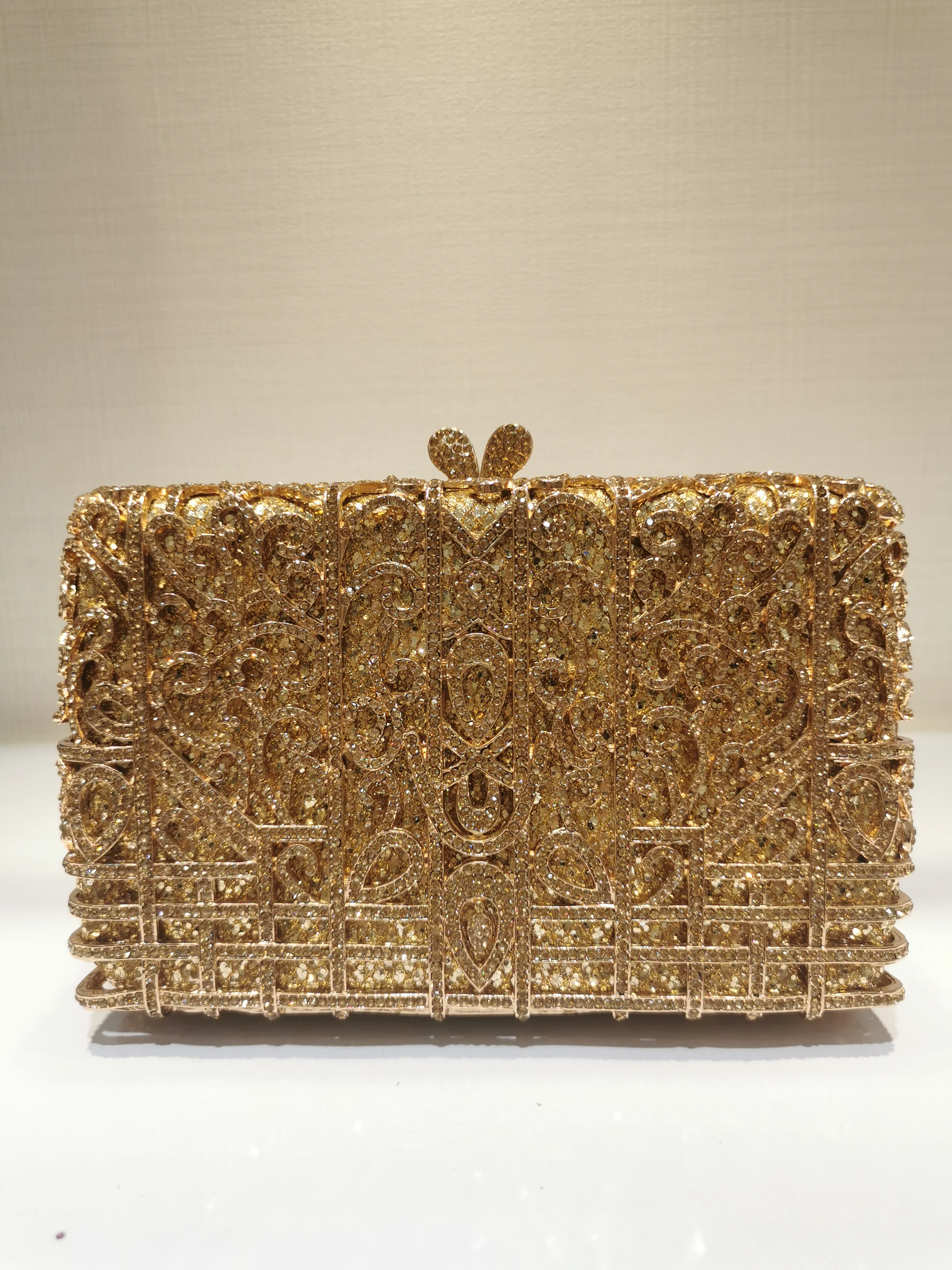 The Metallic Clutch Purse | Ideal Wedding Purse Gold Clutches