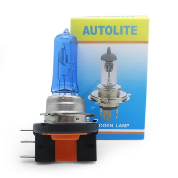 

autodragons 2pcs H15 5800K Halogen bulbs 12V 55W Xenon Halogen Headlights crystal white car bulbs Car headlight
