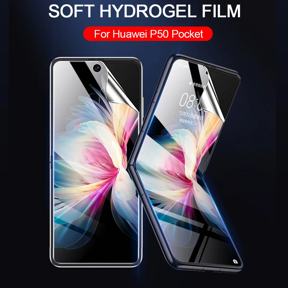 Soft Hydrogel Film Full Cover for Huawei P50 Pocket Front Screen