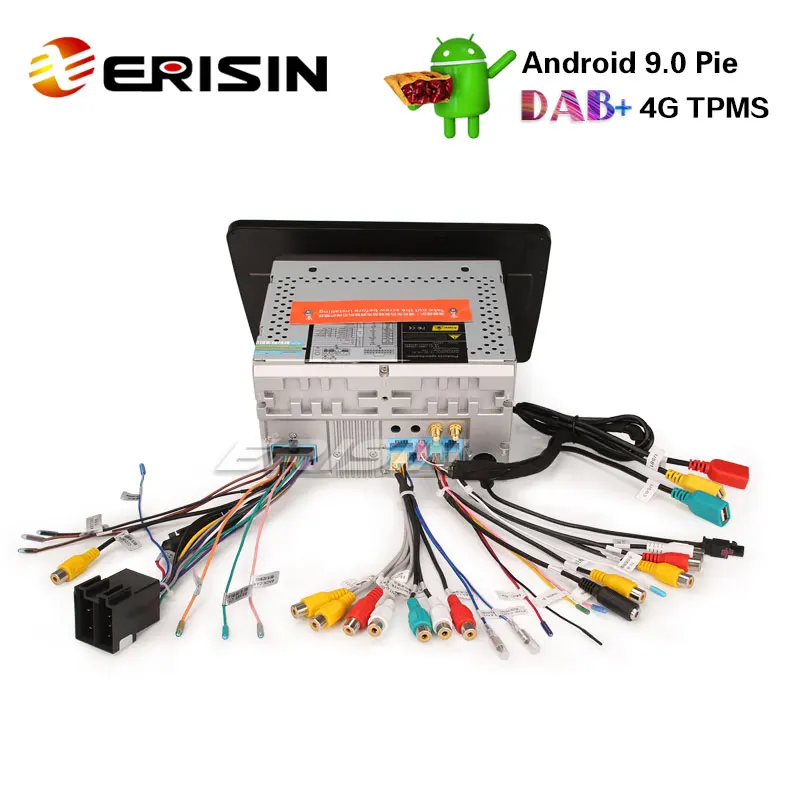 Sale Erisin ES2911U 10.1" Android 9.0 2D G+G Screen Autoradio DAB+ WiFi 4G DVR OBD2 USB BT DVD GPS Navi 3