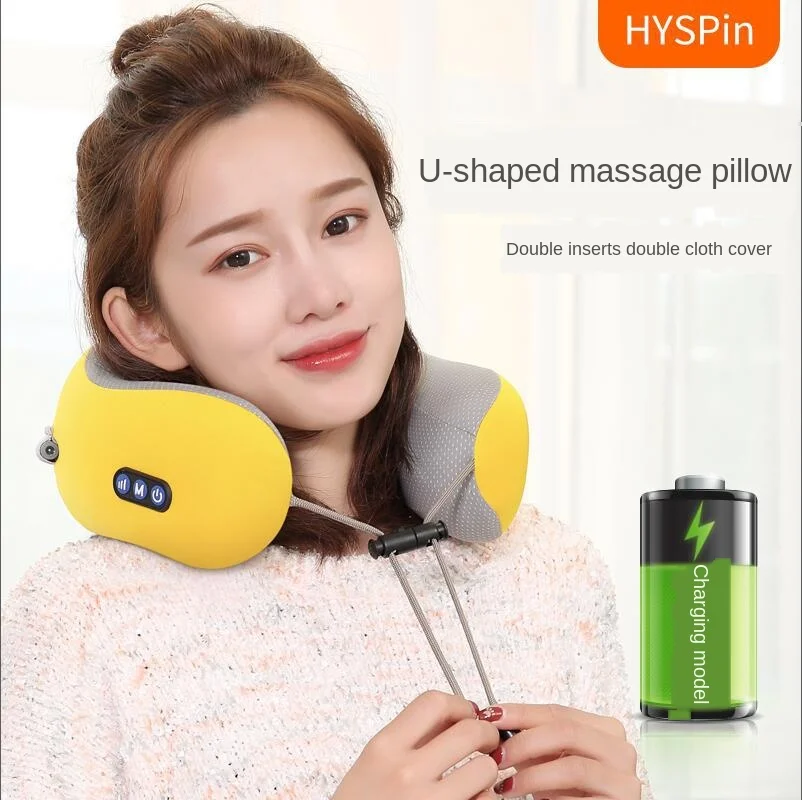 

Massage U-Shape Pillow Multi-Function Shoulder Cervical Neck Shoulder Massager Neck Electric Massager Car Mounted for Massage