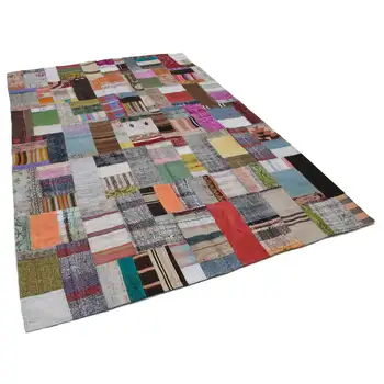 

200x300 Cm Multicolor Handmade Rugs Patchwork Rug-7x10 Ft