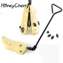 1 piece Adjustable Shoe Stretcher Expanded Code Wood Support Device Boot Of Leather Shoes High Heels Female Expansion