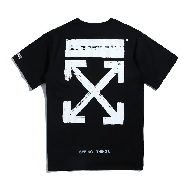 

20188 Years Spring And Summer New Style Horse Route Painting Arrowhead Printed Men And Women Celebrity Style Short Sleeve T-shir