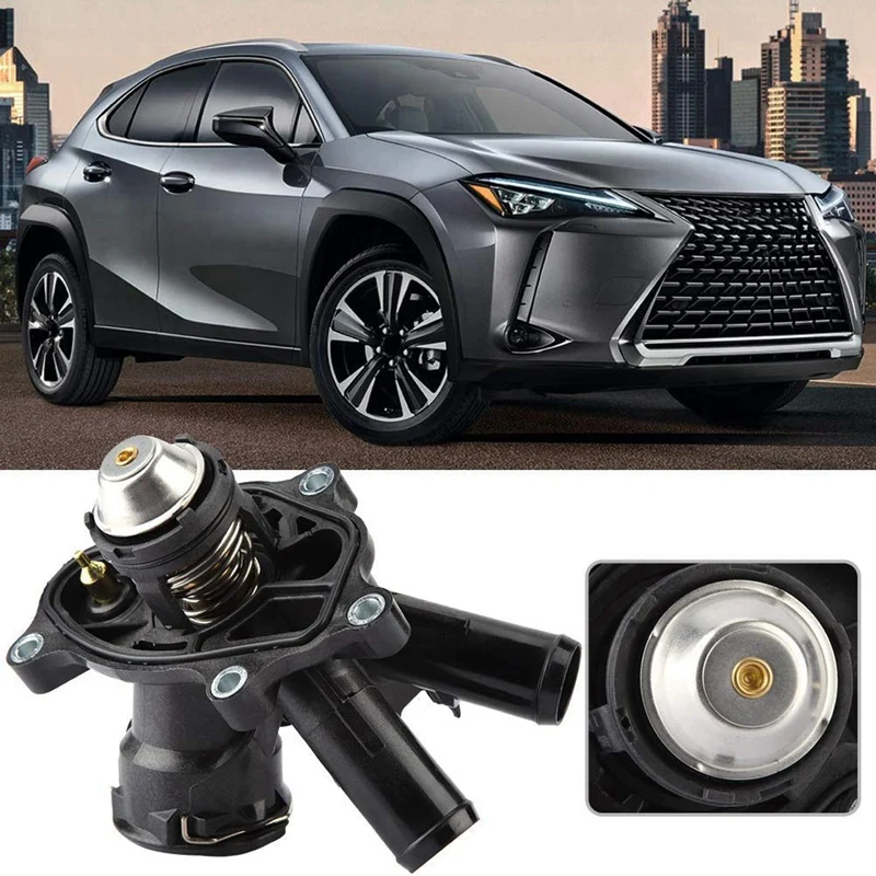 

Thermostat Housing,2712000315 Water Coolant Flange Plastic and Metal Housing for Mercedes C250 SLK250