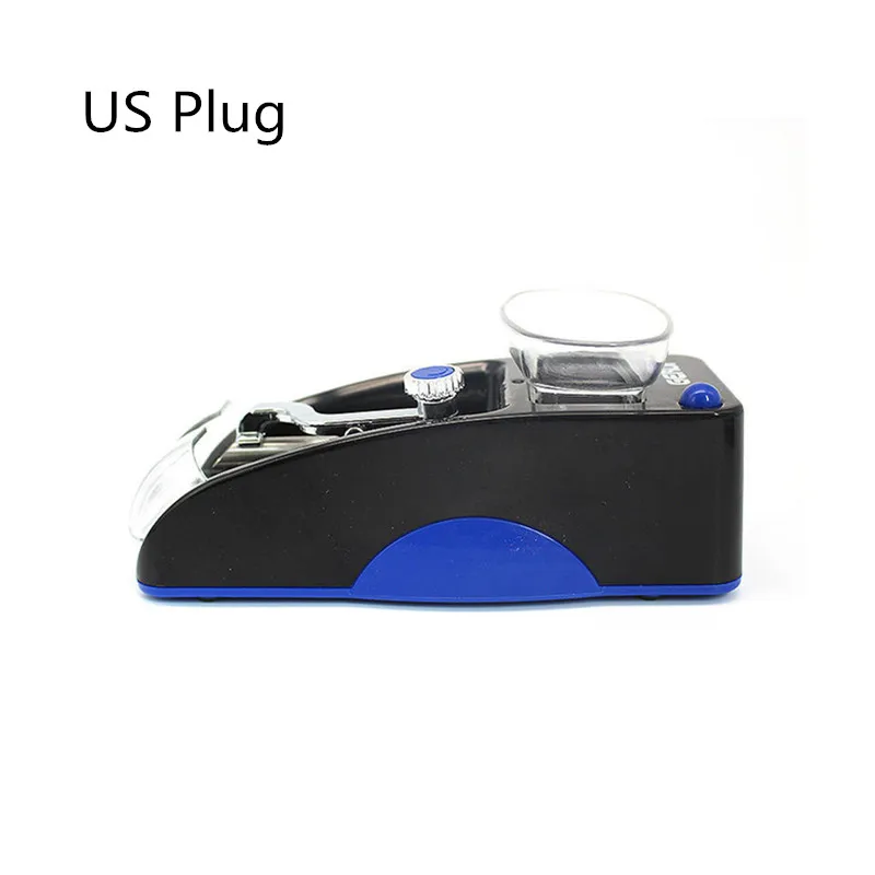 Blue US Автоматическая Электрическая роликовая сигаретная машина для скручивания сигарет машина инжектора для сигарет с вилкой ЕС и США - Цвет: Blue US