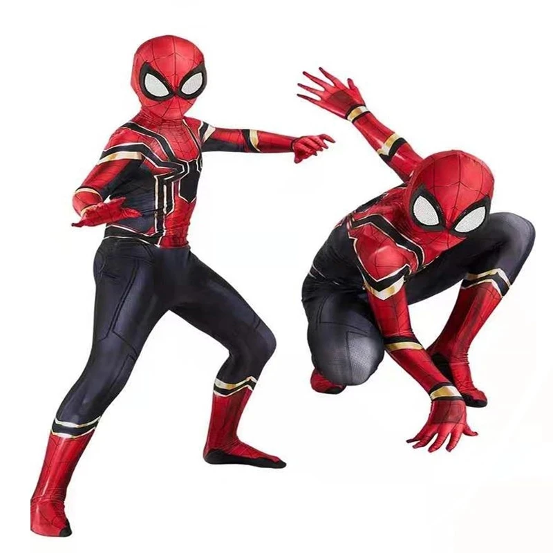 Spiderbay Man Cosplay Amazing Spidermans Halloween Costume Peter Parker Zentai Suit Superhero Bodysuit For Kids Adult | Тематическая