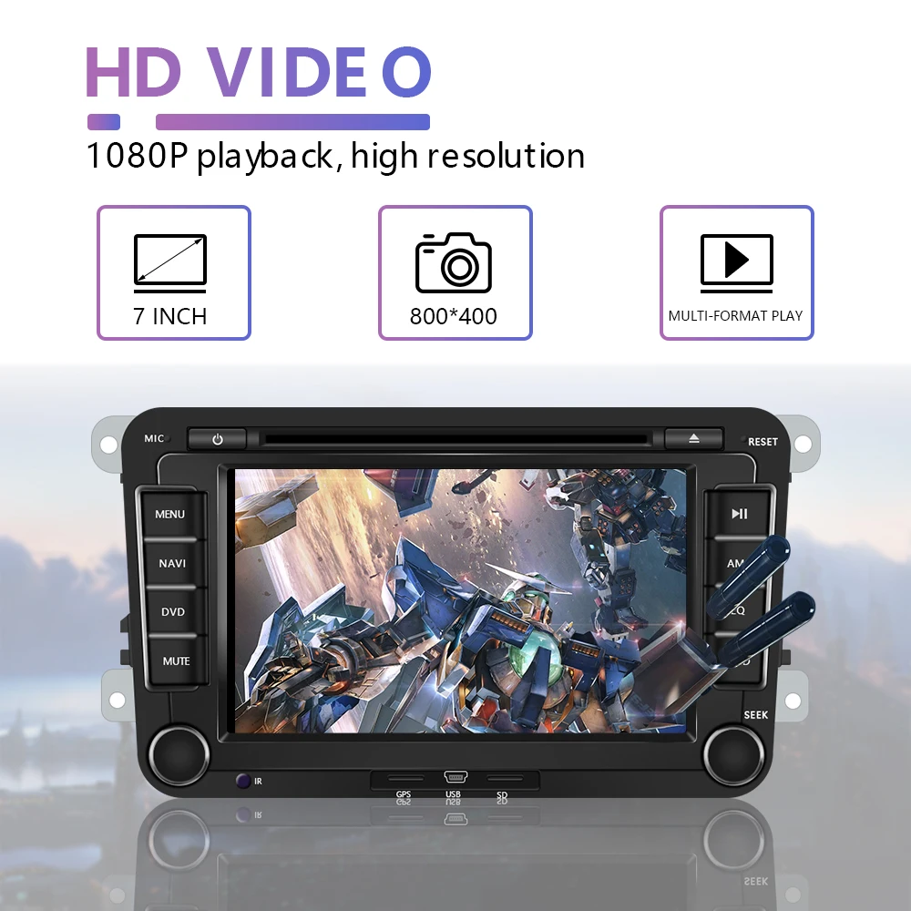 Camecho " 2 Din автомобильный DVD gps Автомобильный мультимедийный плеер для Volkswagen VW golf VI Skoda Fabia passat B7 octavia Canbus плеер аудио