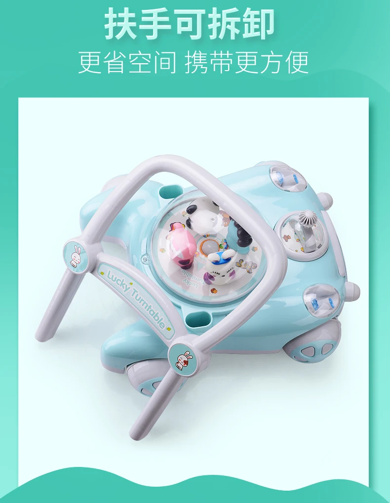 A+ B ходунки в виде автомобиля для детей и младенцев; для новорожденных детская музыкальная игрушка 6-18 месяцев Регулируемый Скорость ходунки 1-летнего