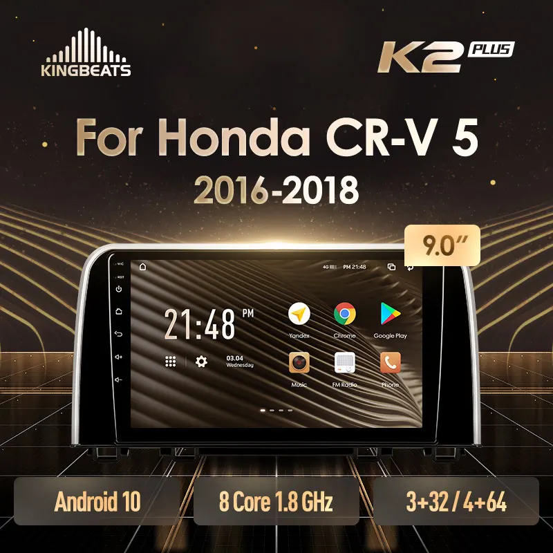KingBeats штатное головное устройство For Honda CRV CR V 5 RT RW 2016 2018 GPS автомагнитола на