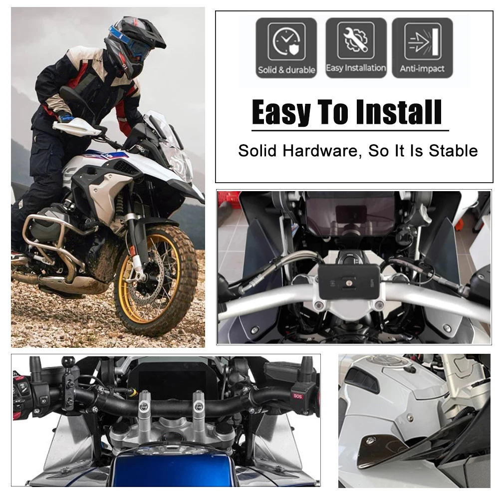 Seitliche Windschutzscheibe Windschutzscheibe Windabweiser für BMW GS R1200 1250 Adventure R1200GS R1250GS ADV LC 2023, R1250GSA Windschutzscheibe – Detail 7