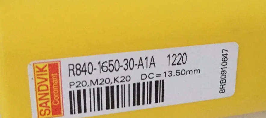 1 предмет карбидная вставка R840-1650-30-A1A 1220