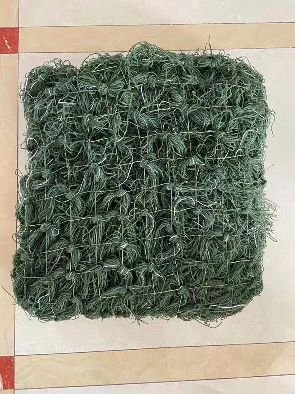 Camouflage Jungle Ghillie Suit Handmade Knitting 125x150cm Men's and women's cloak camouflage net exhibition decoration ghillie suit