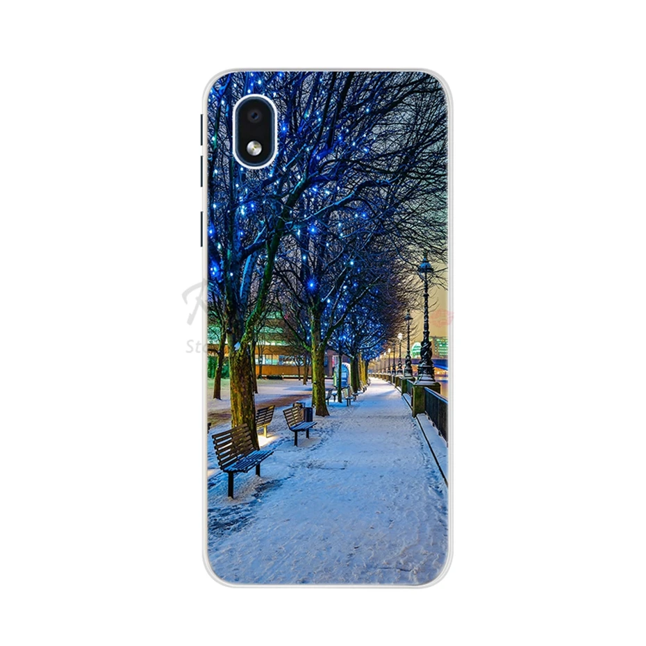 Soft Silicone TPU Bumper Case Cover for Samsung Galaxy A01 Core