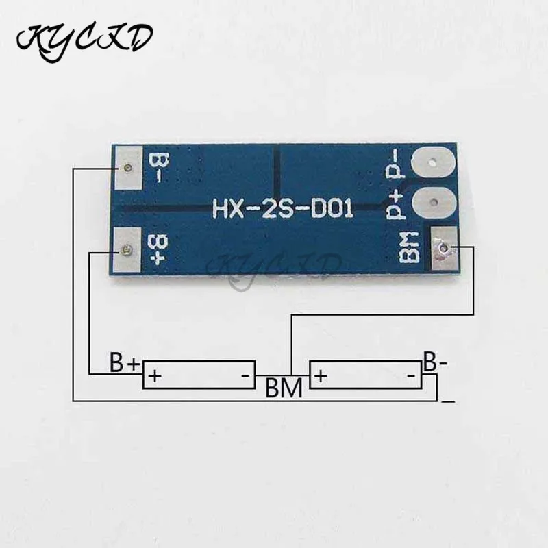 BMS 2S 8 4 V 7 8A 18650 плата защиты зарядного устройства для литиевых батарей с функцией