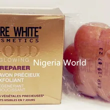 Из чистого белого золота светящееся драгоценное отшелушивающее мыло/150 г