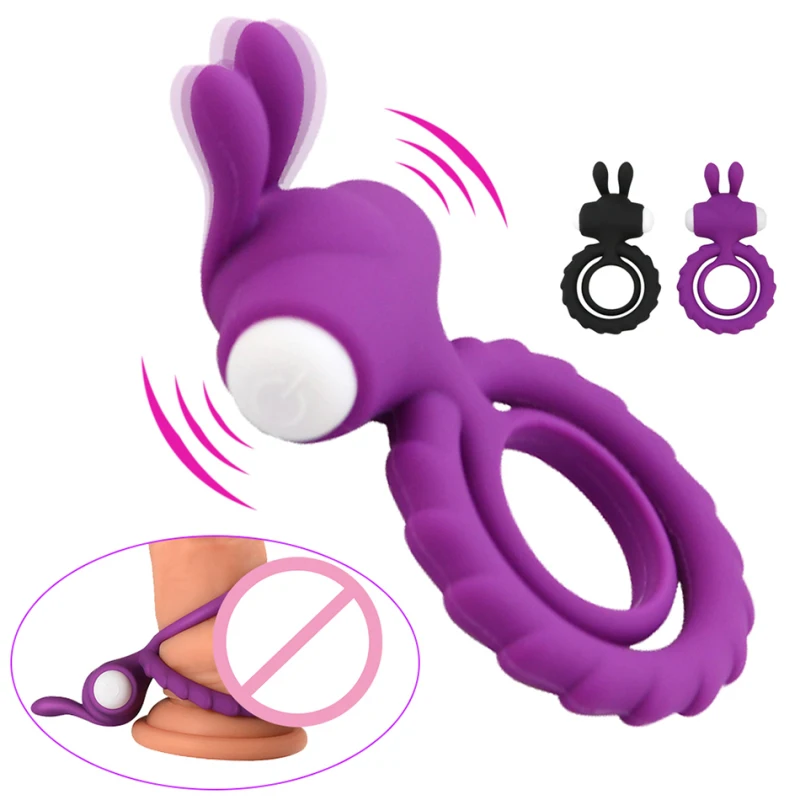 Мягкий силиконовый искусственный член Кольца для пениса взрослые секс-игрушки