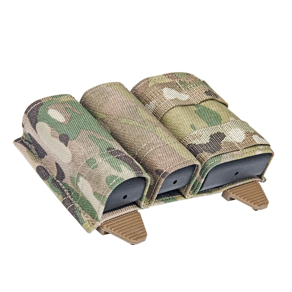 Tactical MOLLE 5.56 1+2 Side 9mm Magazine Pouch Kydex Wedge Insert KYWI Malice Strap Clip For TMC Belt Hunting Airsoft Paintball