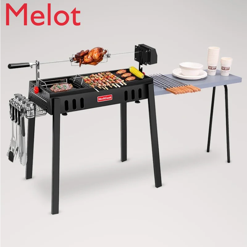 

Barbecue Stove Charcoal Outdoor Portable Barbecue Grill for More than 5 People Family Charcoal Barbecue Japanese Thickening