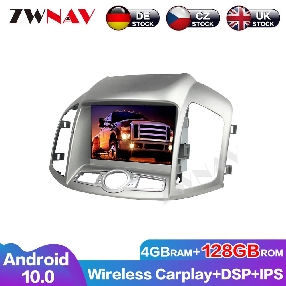 Android 10 4+128GB Carplay For CHEVROLET CAPTIVA 2012 2013 2014 2015 2016 2017 2018+ Player GPS Auto Audio Stereo Radio Recorder