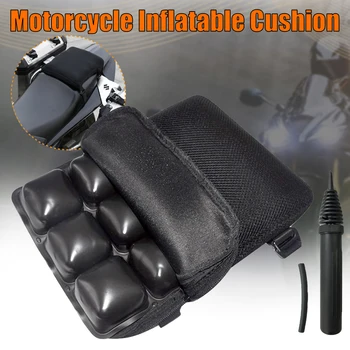 

Motorcycle Seat Cushion Inflatable Breathable Non-Slip Seat Reduces Vibration Shock Absorption Seat Cushion Fit for Cruiser