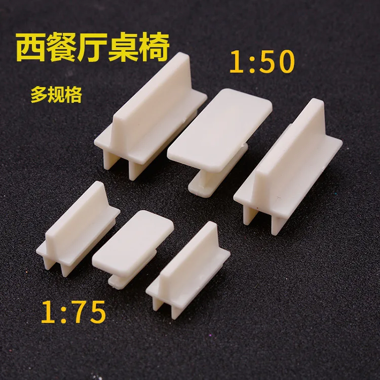  Architecture Model Sand Table Material DIY Sand Table Scene Model Western Restaurant Table And Chai
