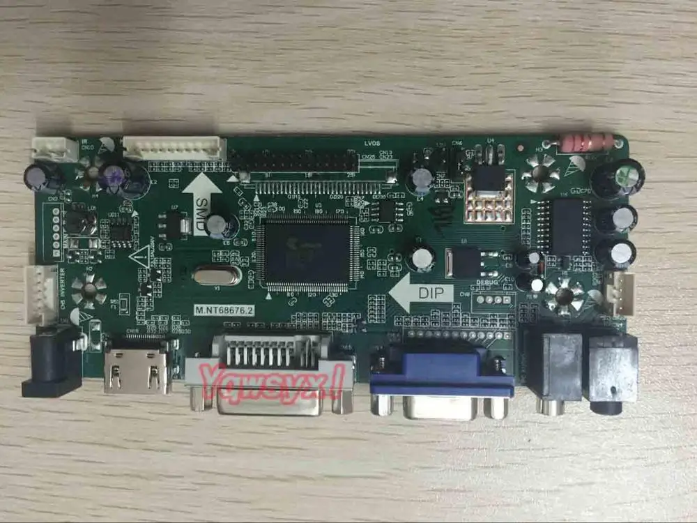 Hdmi + Dvi Placa de Controlador de Tela Placa de Motorista para Lm240wu2-slb4 Controlador b4 1920x1200 Vga Led Lcd Kit Lm240wu2 sl - Imagem 3